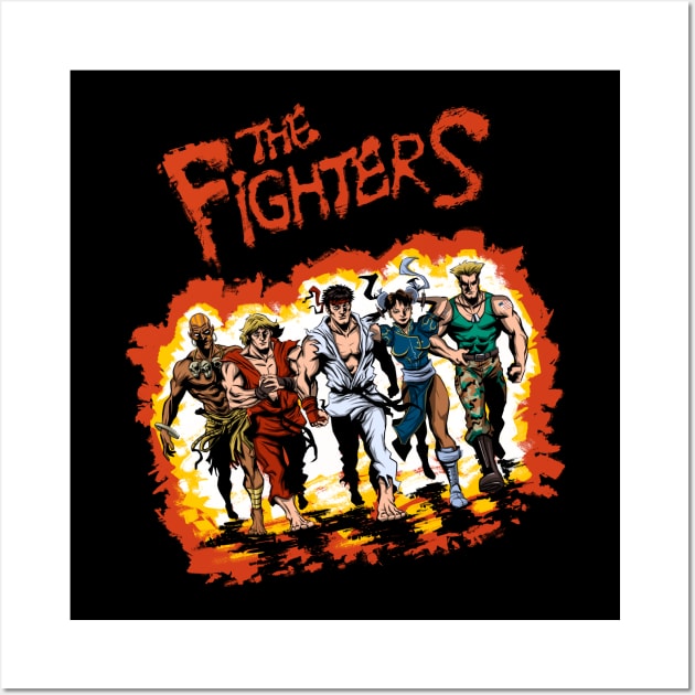 The Fighters Wall Art by Zascanauta